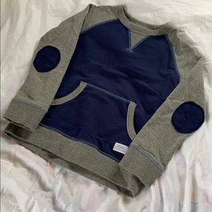 art & eden Blue & Gray Patch Pullover - 5